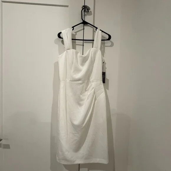 Vince Camuto | Dresses | Vince Camuto Scuba Knit Square Neck Sleeveless Bodycon  Dress | Poshmark